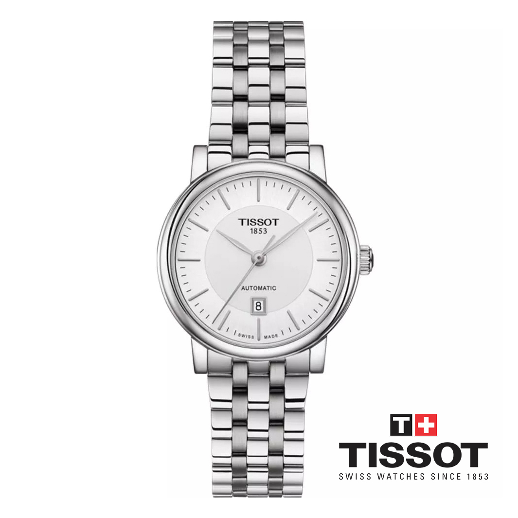 ĐỒNG HỒ NỮ TISSOT CARSON AUTOMATIC LADY T122.207.11.031.00 CHÍNH HÃNG